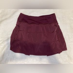 Lululemon pace rival skirt - maroon